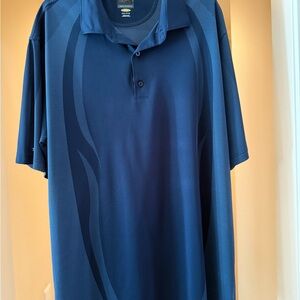 Greg Norman Collection Men's Blue Polo Shirt XXL DRY FIT